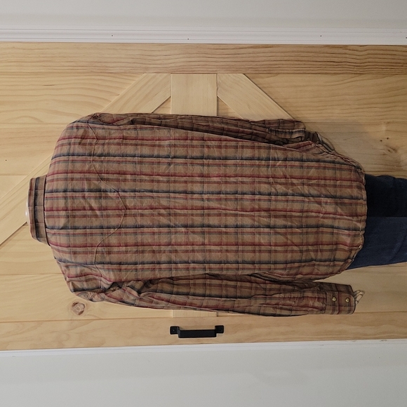 Wrangler Retro | 100% Cotton Plaid Button Up Shirt | XL - Picture 8 of 11